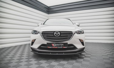 Тюнінговий дифузор (накладка) переднього бампера Mazda CX-3 вер. 1 фото
