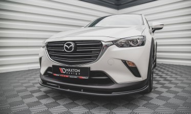 Тюнінговий дифузор (накладка) переднього бампера Mazda CX-3 вер. 1 фото