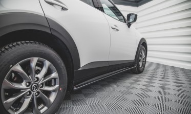 Тюнінгові накладки під бічні пороги Mazda CX-3 фото