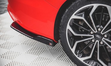 Тюнинговые юбки заднего бампера Ford Focus MK4 ST-line универсал вер. 2 фото