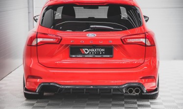 Боковые накладки под задний бампер Ford Focus MK4 ST-line универсал вер. 4 фото