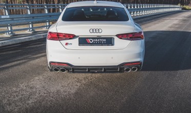 Центральний дифузор заднього бампера Audi S5/A5 S-line F5 Sportback рестайл фото
