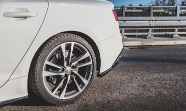 Бічні накладки заднього бампера Audi S5/A5 S-line F5 Sportback рестайл фото