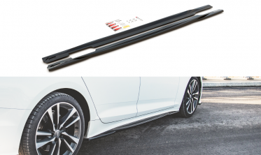Накладки під бічні пороги Audi S5/A5 S-line F5 Sportback рестайл фото