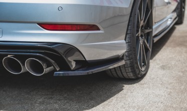 Бічні накладки під задній бампер Audi S3 седан 8V рестайл вер. 2 фото