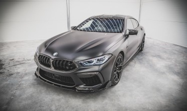 Дифузор переднього бампера із накладками BMW M8 Gran Coupe F93 вер. 1 фото