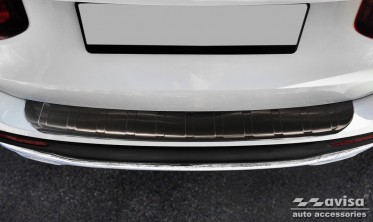 защитная накладка на задний бампер Mercedes GLB X247, черная фото