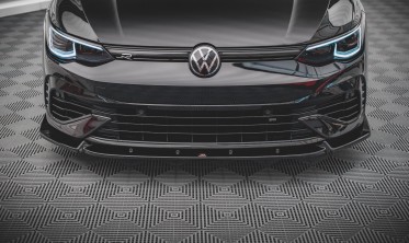 Накладка под передний бампер Volkswagen Golf MK8 версия R  фото