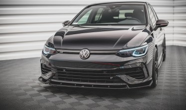 Накладка под передний бампер Volkswagen Golf MK8 версия R  фото