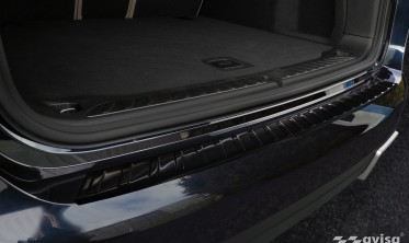 Защитная планка на задний бампер BMW iX3 G08, черная фото