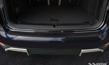 Защитная планка на задний бампер BMW iX3 G08, черная фото