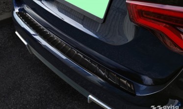 Защитная планка на задний бампер BMW iX3 G08, черная фото