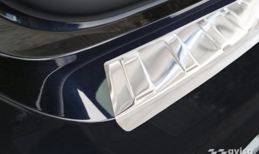 накладка на задний бампер из нержавейки BMW iX3 G08 фото