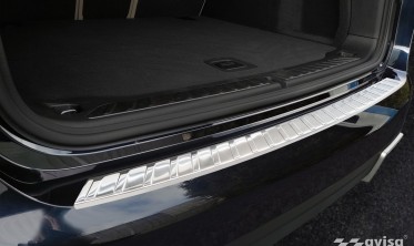 накладка на задний бампер из нержавейки BMW iX3 G08 фото