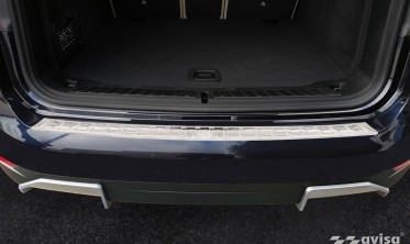 накладка на задний бампер из нержавейки BMW iX3 G08 фото