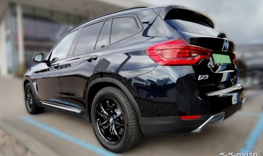 накладка на задний бампер из нержавейки BMW iX3 G08 фото