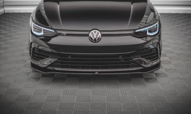 Спойлер переднего бампера VW Golf MK8 R вер. 3 фото