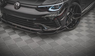 Спліттер переднього бампера VW Golf VIII R вер. 4 фото