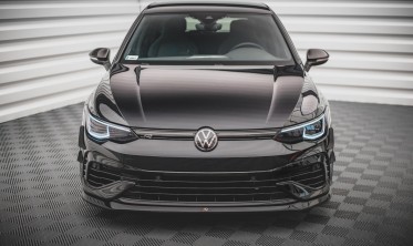 Тюнінговий спойлер під передній бампер VW Golf VIII R вер. 5 фото