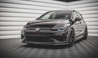 Тюнінговий спойлер під передній бампер VW Golf VIII R вер. 5 фото