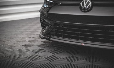 Тюнинговый диффузор под  передний бампер VW Golf VIII версия R вар. 6 фото