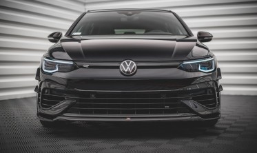 Тюнинговый диффузор под  передний бампер VW Golf VIII версия R вар. 6 фото