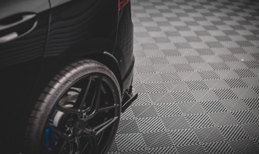 Боковые диффузоры под задний бампер VW Golf VIII R вер. 2 фото
