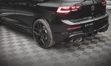 Тюнинг накладки заднего бампера VW Golf VIII R вер. 4 фото