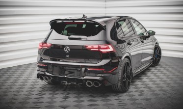 Тюнинговая накладка заднего бампера VW Golf VIII R вер. 1 фото