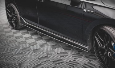 Лістви (накладки) під бічні пороги Street pro Volkswagen Golf R MK8 фото