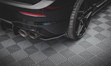 Бічні накладки заднього бампера Street pro Volkswagen Golf R MK8 фото
