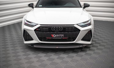 Накладка под передний бампер Audi RS6 C8 / RS7 C8 вер.3 фото
