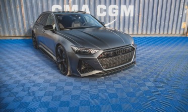 Накладка под передний бампер Audi RS6 C8 / RS7 C8 вер.3 фото