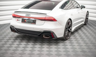 Центральный диффузор заднего бампера Audi RS6 C8 / RS7 C8 фото