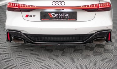 Центральный диффузор заднего бампера Audi RS6 C8 / RS7 C8 фото