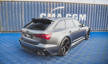 Центральный диффузор заднего бампера Audi RS6 C8 / RS7 C8 фото