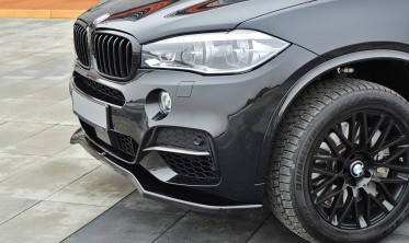 Дифузор переднього бампера BMW X5 F15 M50d вер.1 Gloss фото