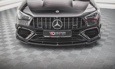 Тюнінг накладка переднього бампера Mercedes AMG CLA 45 Aero C118 вер. 1 фото