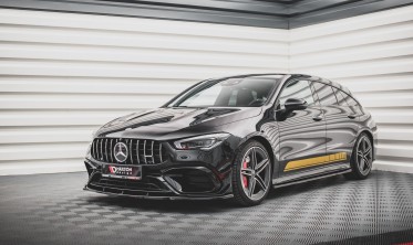 Тюнінг накладка переднього бампера Mercedes AMG CLA 45 Aero C118 вер. 1 фото