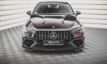 Тюнінг спойлер під передній бампер Mercedes AMG CLA 45 Aero C118 вер. 3 фото