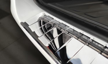 накладка на задний бампер из нержавейки Mercedes W447 V klasa фото