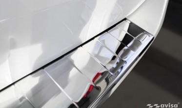 накладка на задний бампер из нержавейки Mercedes W447 V klasa фото