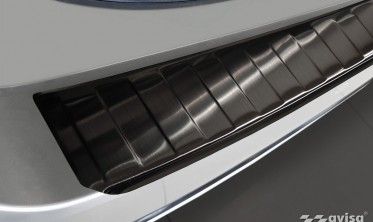 защитная накладка на бортик заднего бампера Toyota Corolla 12 Touring Sports, черная фото