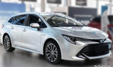 защитная накладка на бортик заднего бампера Toyota Corolla 12 Touring Sports, черная фото