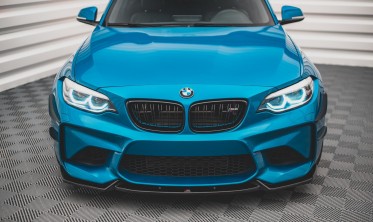 Комплект накладок на передний бампер (Canards) BMW M2 F87 фото