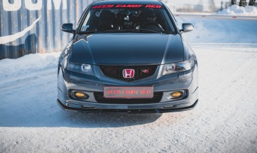 Тюнінговий дифузор переднього бампера Honda Accord MK7 Type-S вер. 2 фото