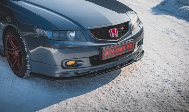 Тюнінговий дифузор переднього бампера Honda Accord MK7 Type-S вер. 2 фото