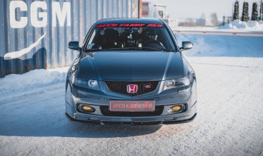 Накладка под передний бампер Honda Accord MK7 Type-S вер. 3 фото