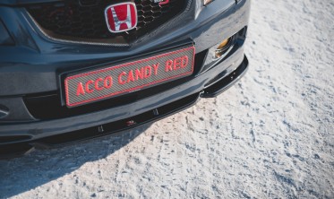 Накладка под передний бампер Honda Accord MK7 Type-S вер. 3 фото