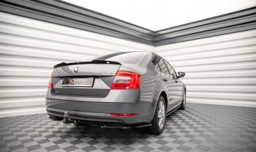 Боковые накладки заднего бампера Skoda Octavia MK3 рест. фото